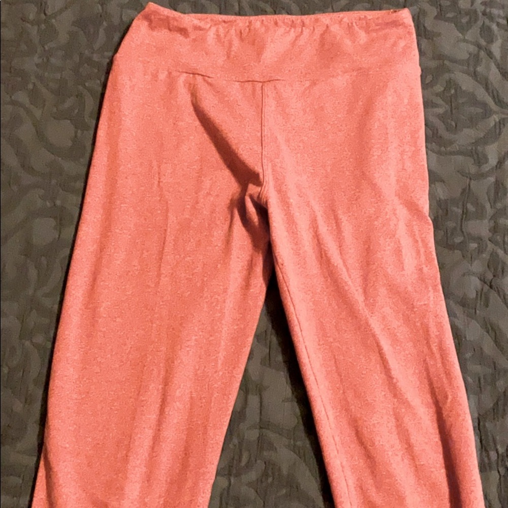 LuLaRoe leggings heather red one size fits most